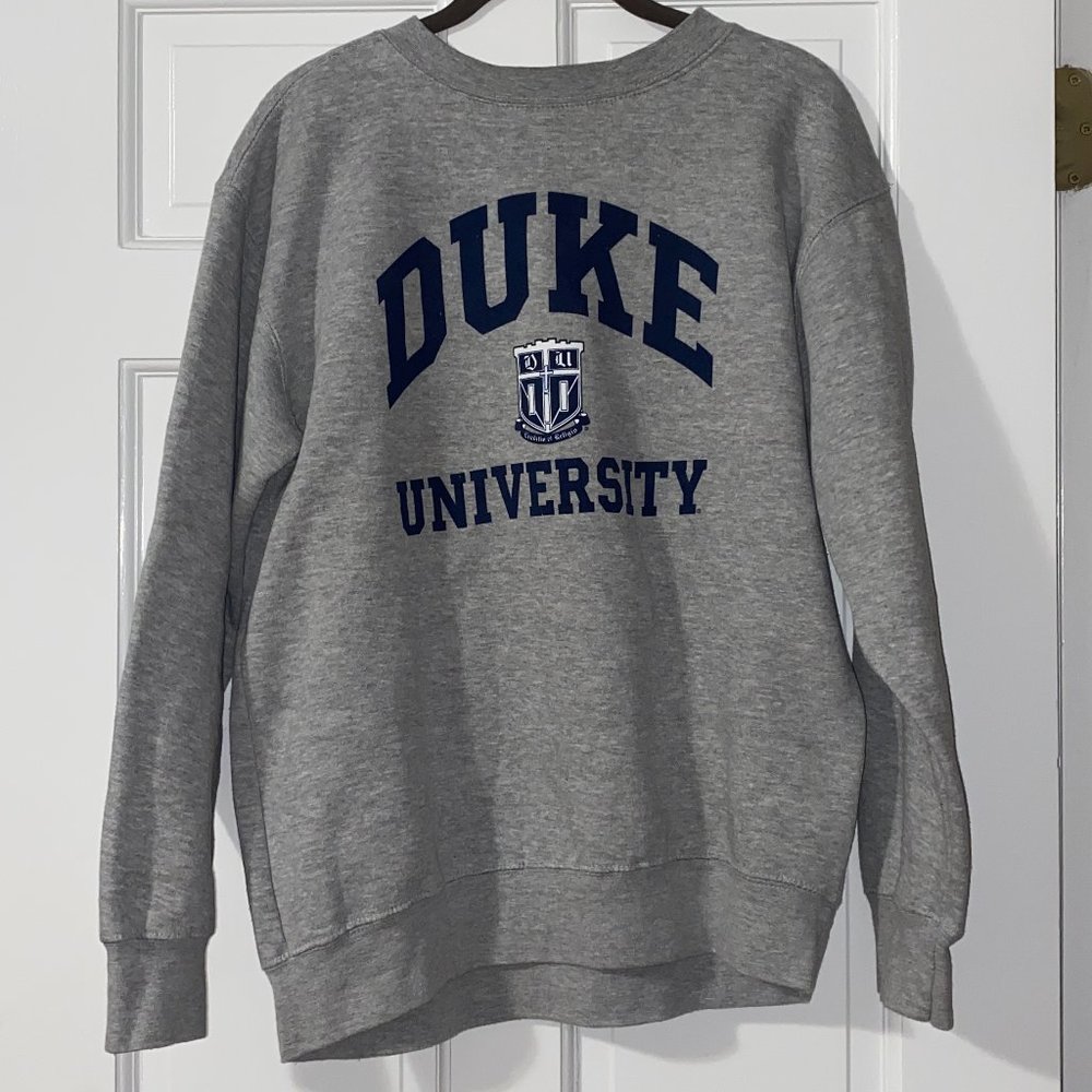 Duke University Crewneck Sweatshirt, Size Medium